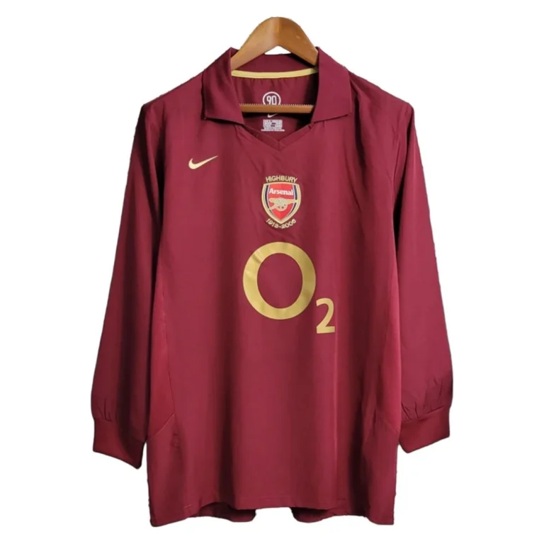 Camiseta Retro Arsenal 05/06 1ª equipación manga larga