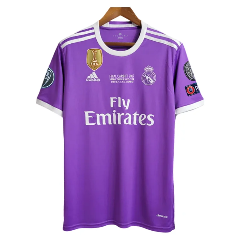 Camiseta Retro Real Madrid 16-17 2ª Equipación Edición Final Champions League