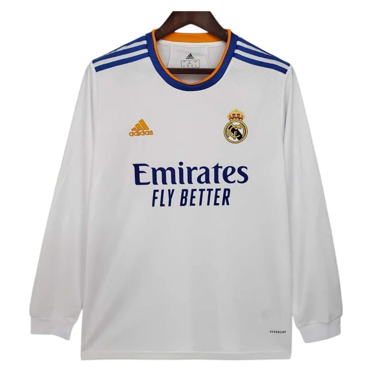 Camiseta Retro Real Madrid 21/22 1ª Equipación manga larga